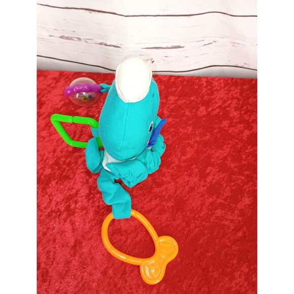 Octopus Baby Einstein Activity‎ Arms Hanging Crib Rattle Teal Plush Stuffed Toy - Picture 3 of 7